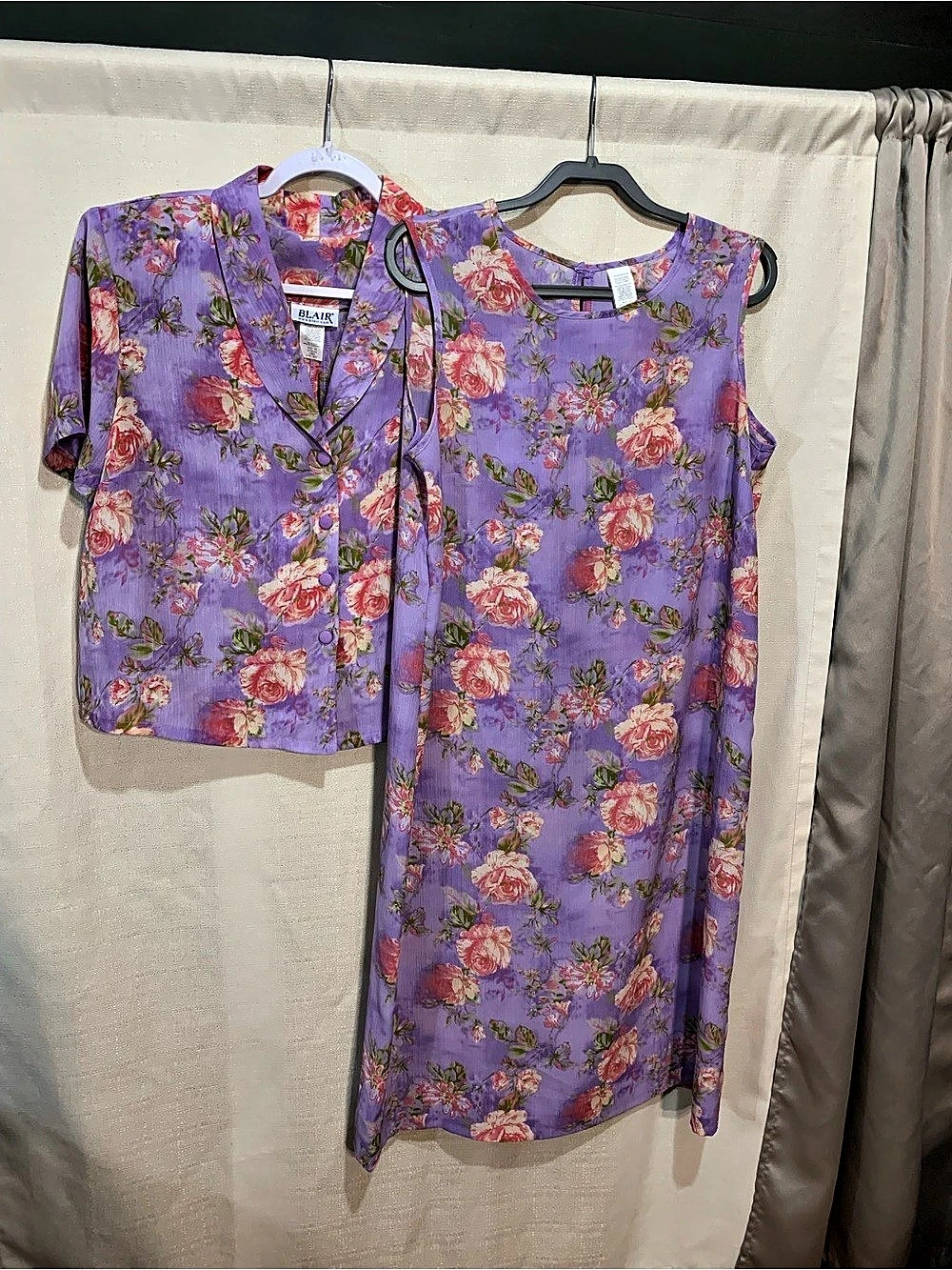 Blair Floral Maxi 2-Piece Set in Purple & Pink Size 16 a1/115